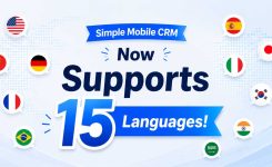 🚀 Major Update: Simple Mobile CRM Now Supports 15 Languages!